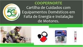 Cartilha de Cuidados com Equipamentos Domésticos em Falta de Energia e Instalação de Motores.