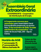 ASSEMBLEIA GERAL EXTRAORDINÁRIA COOPERNORTE DISTRIBUIÇÃO