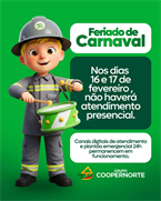 Confira como fica nosso atendimento neste Carnaval 2026